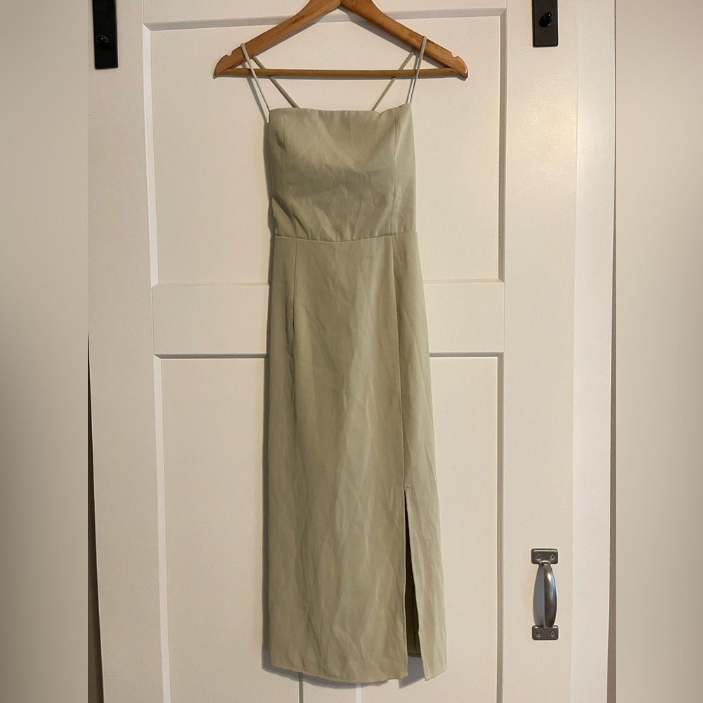 Love Bonito Midi Slit Dress